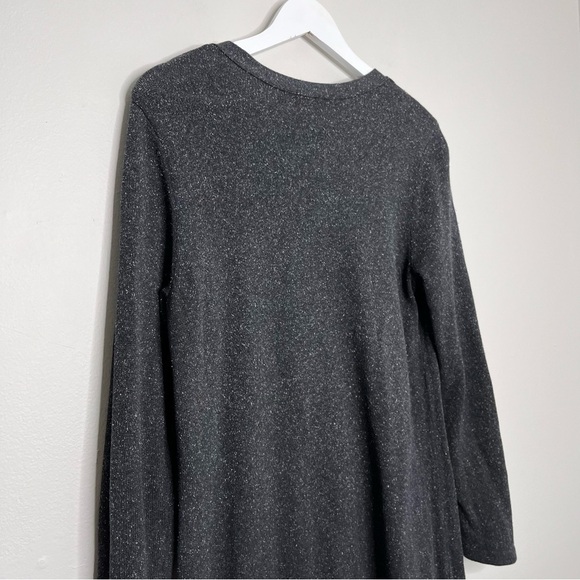 J. Jill Silk Blend Women’s V Neck Pocket Midi Dress Dark Grey Size‎ Medium - Picture 4 of 9